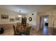 Charming dining area with a wood table and chairs at 2348 Shelley St # 4, Clearwater, FL 33765