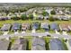 A desirable neighborhood featuring manicured lawns and mature landscaping, close to a lake at 4735 Rolling Green Dr, Wesley Chapel, FL 33543