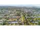 Aerial view of the neighborhood near the water at 11776 80Th Ave, Seminole, FL 33772