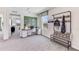 Home office features a built-in desk, bench, and coat rack at 33198 Osprey Peak Way, San Antonio, FL 33576