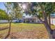 Spacious backyard with large trees and grassy lawn at 4111 32Nd N Ave, St Petersburg, FL 33713