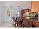 Kitchen with granite countertops and a breakfast bar at 4111 32Nd N Ave, St Petersburg, FL 33713