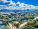 Aerial shot showing close proximity to city, beaches, highways, and entertainment at 415 21St N St, St Petersburg, FL 33713