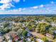An elevated view of a residential neighborhood with tree-lined streets and blue sky at 415 21St N St, St Petersburg, FL 33713