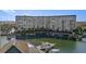 Building and surrounding area with water access at 4939 Floramar Ter # 501, New Port Richey, FL 34652