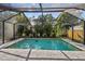 Inviting screened pool with brick pavers and lush landscaping at 6034 17Th N Ave, St Petersburg, FL 33710