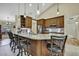 Spacious kitchen with granite countertops and wood cabinets at 19505 Coachlight Way, Lutz, FL 33549