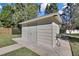 Large storage shed in backyard at 19505 Coachlight Way, Lutz, FL 33549