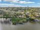 Aerial view of the house's backyard and surrounding landscape at 5269 61St N Way, Kenneth City, FL 33709