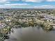 Aerial view of property, highlighting its waterfront location and neighborhood context at 5269 61St N Way, Kenneth City, FL 33709