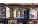 Birds-eye view showing a residential area with nearby commercial spaces, revealing an urban setting at 855 3Rd N Ave, St Petersburg, FL 33701