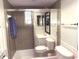 Clean bathroom with shower/tub and tiled walls at 215 Valencia Blvd # 105, Belleair Bluffs, FL 33770