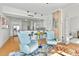 Inviting living room featuring an open floor plan to the modern kitchen and stylish furniture at 226 5Th N Ave # 1502, St Petersburg, FL 33701