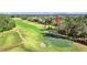 Aerial view of a beautiful golf course neighborhood and property location at 4275 Caskie Pl, Brooksville, FL 34604