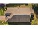 Aerial view of the roof of the house, showing its layout and shingle pattern at 4275 Caskie Pl, Brooksville, FL 34604
