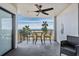 Relaxing outdoor balcony seating offering ocean views, perfect for enjoying the coastal breeze at 1230 Gulf Blvd # 604, Clearwater Beach, FL 33767