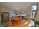 Bright living room featuring a large window and hardwood floors at 12427 Adventure Dr, Riverview, FL 33579