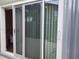 Sliding glass doors that open to a patio or backyard area at 1330 70Th N St, St Petersburg, FL 33710