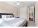 Comfortable bedroom with a neutral color palette and a ceiling fan at 20314 Chestnut Grove Dr, Tampa, FL 33647