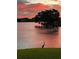 Sunset over the lake at 7233 15Th Ne Ct, St Petersburg, FL 33702