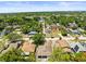 Wide aerial view of the neighborhood showcasing lush greenery and diverse residential architecture at 3611 19Th N St, St Petersburg, FL 33713