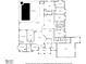 Detailed floorplan showcasing layout with primary bedroom, kitchen, living spaces, bedrooms and outdoor screened in patio and pool at 456 Diamond Dr, Spring Hill, FL 34609