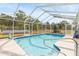 Enjoy the private screened-in pool with sunny views, perfect for relaxing and entertaining at 14912 Brookridge Blvd, Brooksville, FL 34613