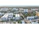 Exceptional aerial view highlights the building in the community surrounded by city buildings and nature at 644 3Rd S Ave # 302, St Petersburg, FL 33701