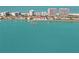 Scenic aerial view of the coastline and waterfront property at 1350 Gulf Blvd, Clearwater, FL 33767