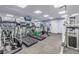 Well-equipped gym with treadmills, ellipticals, and weight machines at 1350 Gulf Blvd, Clearwater, FL 33767
