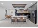 Stylish kitchen boasts modern finishes, a large island with seating, and stainless steel appliances at 1905 W Erna Dr, Tampa, FL 33603