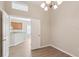 Dining room featuring hardwood floors and kitchen view at 31447 Shaker Cir, Wesley Chapel, FL 33543