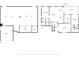 Detailed floor plan of the residence showcasing the layout and dimensions of the various rooms and features at 4514 Dewey Dr, New Port Richey, FL 34652