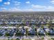 Aerial view of a waterfront community featuring homes with private docks and lush landscaping at 4531 Swordfish Dr, Bradenton, FL 34208