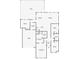 Detailed floor plan outlining room dimensions and layout, with primary and secondary bedrooms at 5606 Seagrass Pl, Apollo Beach, FL 33572