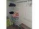 Organized closet with shelving, hanging space, and storage for household items at 5901 Bahia Del Mar Cir # 321, St Petersburg, FL 33715