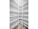 Walk-in pantry offering ample shelving space for organized storage, complemented by durable, easy-to-clean flooring at 100 Bluff View Dr # 205C, Belleair Bluffs, FL 33770