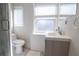 Bright bathroom featuring a sleek vanity, modern fixtures, and a walk-in shower at 1926 Burlington N Ave, St Petersburg, FL 33713