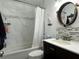Bathroom with shower and tub at 5215 Coquina Key Se Dr # A, St Petersburg, FL 33705