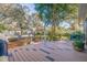 Spacious backyard, with ample space, and a unique outdoor shower installation at 5719 23Rd S Ave, Gulfport, FL 33707