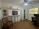 Bright bedroom with a built-in Murphy bed, offering flexible space-saving solutions at 5719 23Rd S Ave, Gulfport, FL 33707