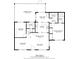 Detailed floor plan showcasing layout of a home, including living spaces, bedrooms, and bathrooms at 5719 23Rd S Ave, Gulfport, FL 33707