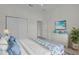 Clean bedroom with generous closet space and television at 5004 Sandy Brook Cir, Wimauma, FL 33598