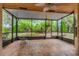 Enjoy the outdoors from the comfort of this screened lanai at 5004 Sandy Brook Cir, Wimauma, FL 33598