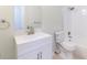 Clean bathroom with white cabinets, brushed nickel fixtures, and a tub/shower at 6699 78Th N Ave, Pinellas Park, FL 33781