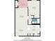 Detailed floor plan showcasing the layout of the property, including dimensions and room placements at 1250 S Pinellas Ave # 713, Tarpon Springs, FL 34689