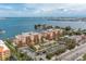 Scenic aerial view of condo community with waterfront access and convenient parking at 5301 Gulf Blvd # E202, St Pete Beach, FL 33706
