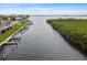 Waterfront condos feature private docks and boat slips, offering direct access to bay waters at 8829 Bay Pointe Dr # 205, Tampa, FL 33615