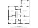 Second floor plan showcasing bedroom and bath layouts, with dimensions for each room at 8716 Hickorywood Ln, Tampa, FL 33615