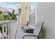 Relaxing balcony seating area with views at 700 S Harbour Island Blvd # 226, Tampa, FL 33602